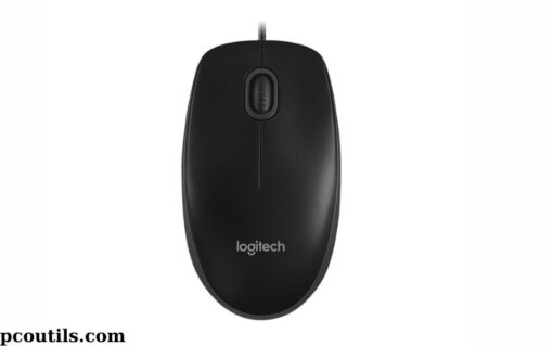 Chuột có dây Logitech B100 Dây dài 1m8, thiết kế ôm tay, thuận cả 2 tay