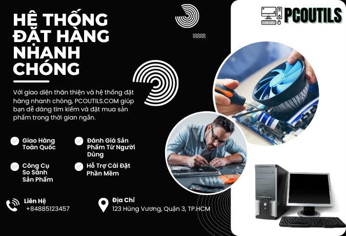 THIẾT BỊ CÔNG NGHỆ TẠI PCOUTILS